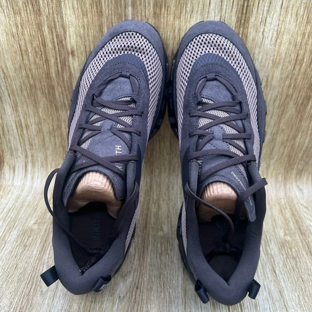 Kith x On Cloud K-Tech 2 Running Shoes Men's Size 12 Brown Suede Mesh Sneakers